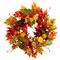24" Maple Leaf & Berries Fall Artificial Wreath